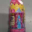 Mattel Disney Princess or Villains Tower Surprise Small Doll & Stacking Playset with 3-4 Accessories, Inspired by Movies, 3.5 Inches