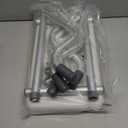 Heavy Duty Bath Bench Seat, Suspended Bath Tub Shower Chair Aluminum Alloy Bathtub Benches Bathing Seat for Elderly Adults Seniors Disabled or Injured, Length Adjustable Universal Fit, 330LBS Load