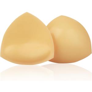 Lolaura Double Sided Sticky Bra - Invisible Adhesive Boomba Bra Inserts, Push up for Bikini Swimsuit Strapless Dresses (Nude)