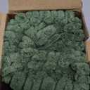 Kevin Textile Spring Throw Pillow Covers Soft Corduroy Decorative Set of 2 Boho Striped Pillow Covers Pillowcases Farmhouse Home Decor for Couch Bed Sofa Living Room 18x18 Inch Moss Green