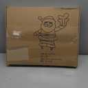 Taman 2D Christmas Santa Claus Lighted Decorations, LED Light Up Outdoor Lighted Holiday Displays Gift for Home Garden Party Yard Porch Decor