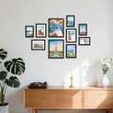 decorUhome Assorted Picture Frames Collage Wall Decor for Photo Gallery Display Set of 10 Including Two 8x10 / Four 5x7 / Four 4x6 for Family Wall Decor, Black, 10 Pack