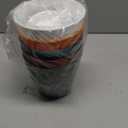 6 Inch Indoor Planter Pots with Drainage Hole and Tray Saucer,Flower Pots for Indoor Outdoor Garden Plants and Flowers, Multicolor, 5 Packs