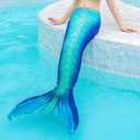 Superband Mermaid Tail for Swimming for Women and Adults Without Monofin (S)