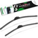 OEM Quality Premium All-Seasons double lifespan Wiper blades, 21"+19" for front windshield