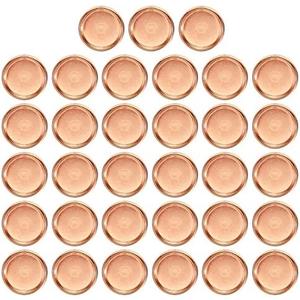 PATIKIL 19mm Plastic Book Binding Discs, 22 Pack Discbound Expansion Discs Plating Round Binder Rings for DIY Notebook Planner, Rose Gold
