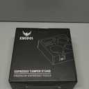 Walnut Espresso Tamping Station 54mm for Breville Machines Espresso Accessories Organizer Tamper Distributor Portafilter Holder and Multi Accessory Storage