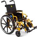 Medline Pediatric Wheelchair for Children - Promoting Comfort and Mobility, 14”W x 12”D Seat
