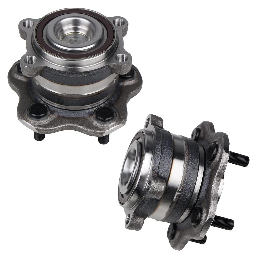 KUSATEC 512388 2pcs Rear Wheel Bearing and Hub Assembly Compatible with for Nissan Altima Maxima Murano Pathfinder, Mitsubishi RVR 2011, Infiniti JX35 2013, QX60 2014-2019, 5 Lug w/ABS