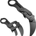 Folding Morphing Knife, Retractable Pocket Outdoor Camping Working Knife, Multi-Function Tool, with Bottle Opener and Glass Breaker