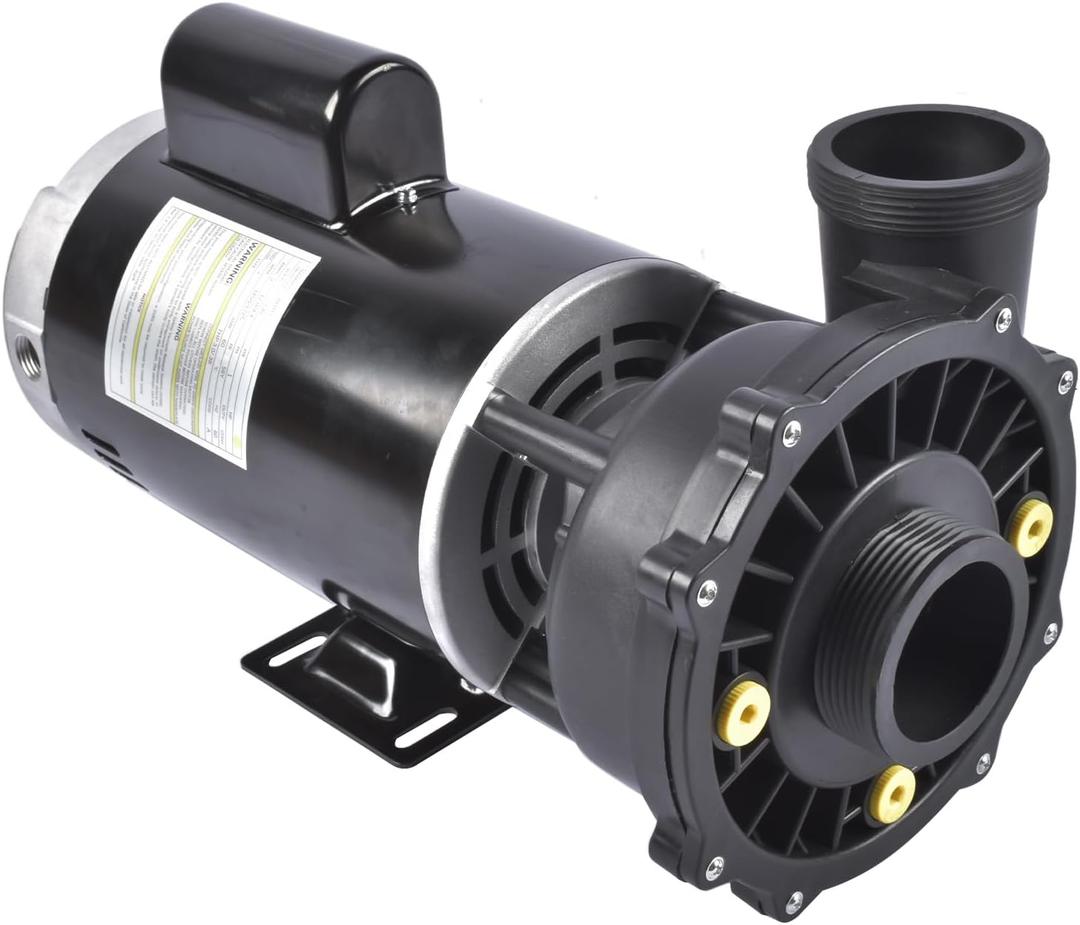 3721621-1D 230V 4 HP Dual-Speed Swimming Pool and Spa Pumps Motor, 2inch Intake & Discharge, Fits for Whirlpool Bathtub or Spa Systems, 4.4/12A, 3450 RPM, 56Y Frame Motor