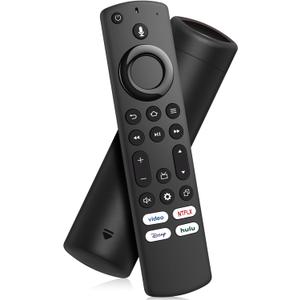 Replacement Voice Remote Control for All Fir-Series, TV Cube(1st/2nd/3rd Gen)/Stick, Fit for Stick 4K Max/4K (1st/2nd Gen), Stick (2nd/3rd Gen)/Lite/HD, for All TCL-Insignia-Toshiba-Pioneer Series