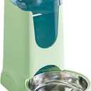 Pet Water Dispenser with Top Fill Feature for Dogs and Cats, 4L Capacity, Green