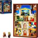 Artworks Painting Frame Building Set with Lights, Artistic Painting Building Brick for Home Office Decor, Collectible Art Building Block Kit for Adults Boys Girls Ages 12+ (Not Wall-Mountable)