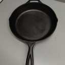 Lodge Seasoned Cast Iron Skillet 10.25 Inches - PFAS-Free, Non-Toxic Cookware - Use with an Oven, Stove, Grill, or Campfire - Naturally Non-Stick & Oven Safe
