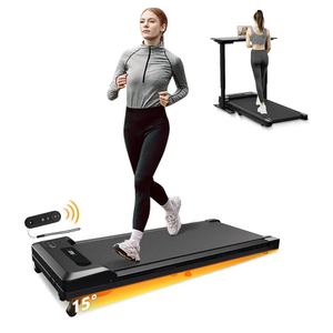 Walking Pad with Incline, 4 in 1 Under Desk Treadmill for Walking and Jogging, Portable Walking Treadmill with Remote Control Lanyard for Home, 2.5HP Low-Noise Desk Treadmill in LED Display