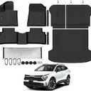Tongama-Floor Mats for 2026 Kia Sportage Hybrid(Not for PHEV), All Weather TPE Trunk Mat and Backrest Mats Protector and Cargo Net and Door Sill Guards for Kia Sportage Floor Liner Accessories
