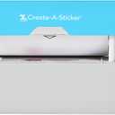 Xyron Create-a-Sticker, 5" Sticker and Label Maker Machine for Small Business and DIY Crafts, Includes Permanent Adhesive, Pre-Loaded (0501-05-10A)