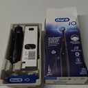 Oral-B iO Series 2 Rechargeable Electric Powered Toothbrush Starter Kit, Night Black with 2 Brush Heads - Automatic Pressure Sensor to Protect Gums - 3 Modes - 2 Min Timer