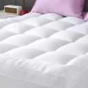 YUGYVOB Mattress Pad Extra Thick, Cooling, and Breathable Full Size Mattress Topper 8-21" Deep Pocket Soft Down Alternative Fill