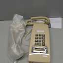 Sangyn Retro Wall Phones for Landline with Mechanical Ringer Corded Telephone Wall Mounted with Indicator Waterproof Old Style Landline Phones for Home Kitchen, Beige
