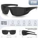 Polarized Sports Sunglasses for Men Women Unbreakable Frame Cycling Fishing Wrap Around Sunglasses UV400 Protection