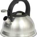 Mr. Coffee Hartbay Large 2.4 Quart Stainless Steel Whistling Tea Kettle (Brushed Satin (Hartbay))