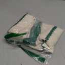 Artoid Mode Dark Green Farmhouse Woven Rustic Table Runner, Seasonal Holiday Hollow Kitchen Dining Table Decoration for Home Party Decor 12x90 Inch