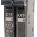 GE Plug in Circuit Breaker, THQP, Number of Poles 2, 40 Amps, 120/240VAC, Standard