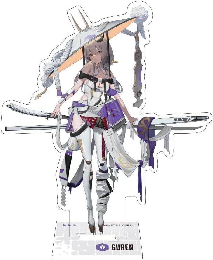 NIKKE Acrylic Stand, Guren, Approx. W 1.7 - 4.1 x H 4.7 inches (43 - 106 x 120 mm), Acrylic NIKKE Acrylic Stand, Guren, Approx. W 1.7 - 4.1 x H 4.7 inches (43 - 106 x 120 mm), Acrylic