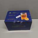 Vintage Glassware Drinking Glasses Set of 6,13 oz Green Textured Flower Design Glass Water TumblersEmbossed Striped Drinkware for Water,Cocktails,Juice,Iced Coffee