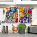 Boho Floral Kitchen Dish Towels Decorative Set of 4, Colorful Kitchen Stuff Hand & Tea Towels for Cleaning Drying, Baking Cooking Lover Gifts for Chef Cooks Women, Housewarming Gifts for Women