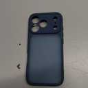 for iPhone 17 Pro Case [16FT Military Grade Shockproof], Anti-Slip Anti-Scratch, Slim Translucent Frosted Matte Phone Cover, Case for iPhone 17Pro 6.3", Blue