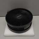 TriPole Portable Standing Fan, 8000mAh Rechargeable Oscillating Fan with Remote, 8.1'' Quiet Pedestal Floor Fan with LED Display & Timer, Foldable Small Desk Fans for Bedroom, Office, Camping, Travel (Black)