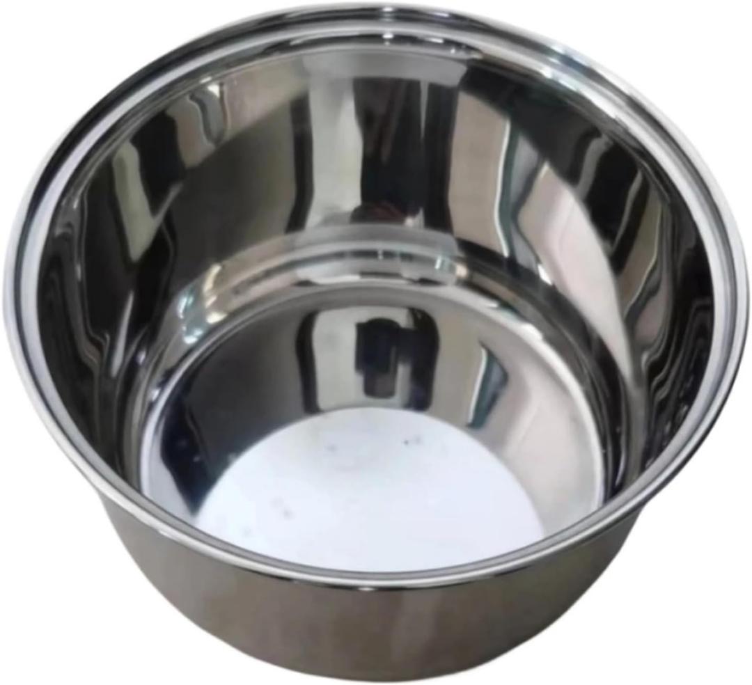 Stainless Steel Rice Cooker Inner Bowl, Replacement Pot Rice Cooker Parts, Compatible With Zojirushi B257 NS-WAQ NS-TGQ NS-WXQ10 NS-TGH