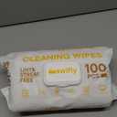 Cleaning Wipes, Multi-Surface Large & Thick Cleaning Wipes, 100 Pcs Pack for Mirror & Windows, Table, Chair, Electronics, Sink, Countertops, Furniture - White, 8.5" x 10"