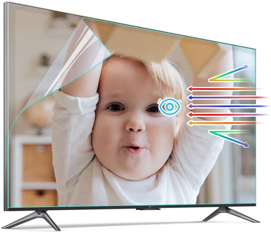 DZQWBB for 43 Inch TV Anti-Glare Screen Protector, Blue Light Filter, Indoor/Outdoor Glare Reduction Film,Anti Glare TV Film 43 (43" 942)