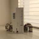 Natural Calacatta Viola Marble Bookends for Shelves, Decorative Book Ends for Heavy Books, Book Stopper Office Bookshelf Decor for CDs/Video Games