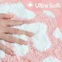 Get Naked Bath Mat, Trendy Bath Mat, Cute Bath Rugs for Bathroom Mat, Irregular Non Slip Shower Floor MatUltra Soft Mat Funny Bathroom Decor (Pink)