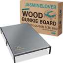 Bunkie Board Queen Size,Bed Boards for Under Mattress - Heavy Duty Reinforced Wood Support Board with Anti-Sag Design, Fits Metal Frames/Platform Beds/Sleeper Sofas
