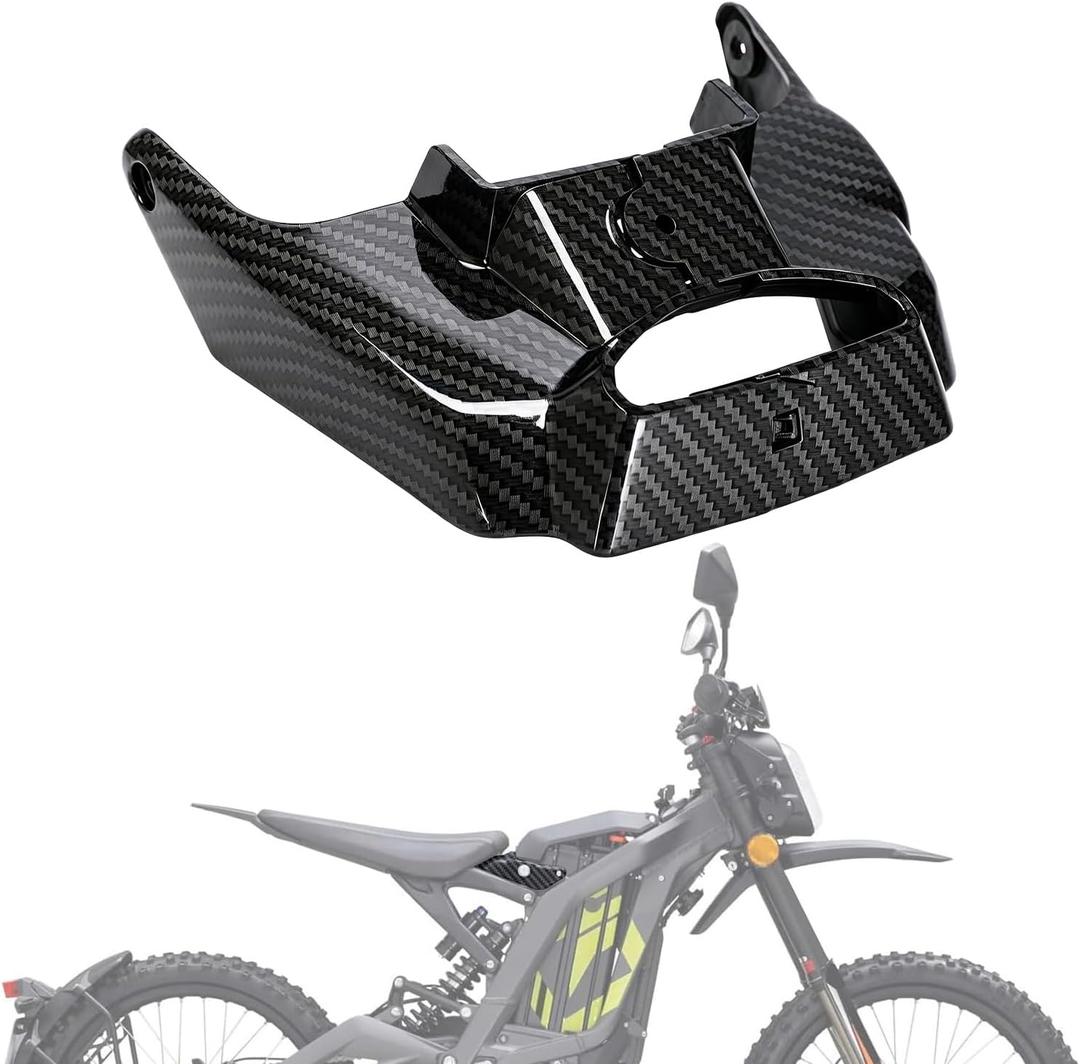 JFG RACING Battery Cover Sur Ron Battery Compartment Protect Carbon Fiber Pattern for SurRon Light Bee X/S Electric Dirt Bike