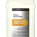 Clean Revolution SuperWash Dish Soap Spray 64oz Refill Supply Container, Ready to Use Formula, Citrus Fragrance, 1 Pack