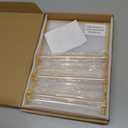 Acrylic Sign Holder 8.5X11 Gold Frames Double-Sided Gold Picture Frames Flyer Holder for Menu Holder Wedding Table Number Holder Photo Frames with Double Sided Stickers-3 Pack