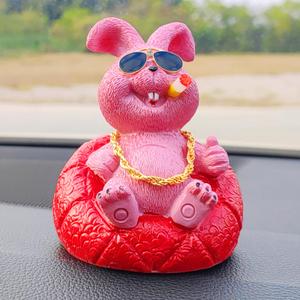 Cool Sofa Animal Car Dashboard Decorations, Fun Car Ornaments for Dashboard, Cute Car Decoration for Dash Car Accessories Interior, Office/Home Decor