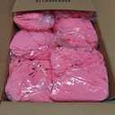 Enjoyidea Fitted Tablecloth for 8 Foot Rectangle Tables-6 Pack Pink Elastic Outdoor Picnic Table Cover-Spandex Stretch Folding Table Cloths 8ft for Camping Dining Room Patio Kitchen Banquet Party