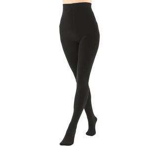 EVERSWE Women's Opaque Fleece Lined Tights, Thermal Tights (Black,M), Pack 2