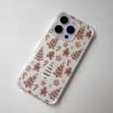 Brown Gingerbread Christmas Trees Case Compatible with iPhone 16 Pro Max, Cute Christmas Festival Case for iPhone 16 Pro Max