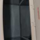 SereneLife Rectangular Towel Warmer Bucket, Large Capacity Blanket and Towel Warmer for Bathroom, Single-Touch Control, Energy-Efficient Design with Auto Shut-Off, 20L Capacity, White (Natural)