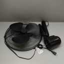 Lasko Pedestal Fan, Oscillating Fan for Bedroom with Adjustable Height and 3 Cooling Speeds, Portable, 18", Black, 1827