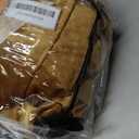 PRIMROSE Golden Velvet Curtains 96 inch Long for Living Room,Set of 2 Panels Blackout Rod Pocket Back Tab Window Treatment Room Darkening Heavy Decorative Curtains Drapes for Bedroom